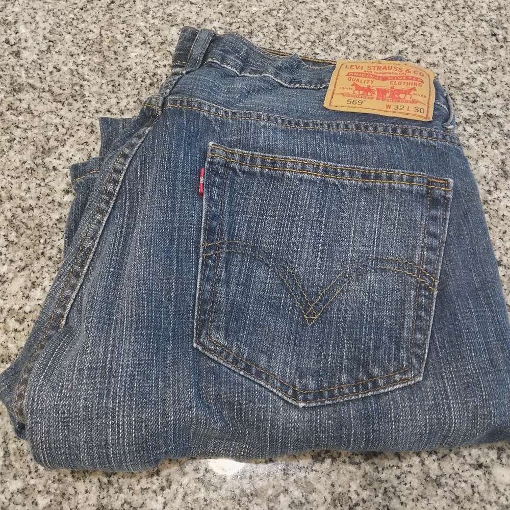Levi's Men's 569 Slim Straight Jeans 32x30